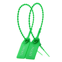 more images of Green 250mm Security Seals Tamper Proof Beaded Numberd Plastic Tag (SL-06F Green)
