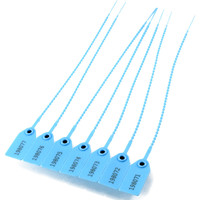 more images of Plastic Beaded Security Tamper Proof Seals Numberd Disposable Label Tag  (SL-06F Blue)