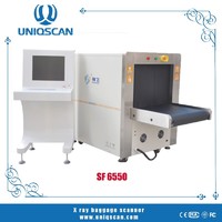 Dual view SF6550 X-ray baggage scanner for airport,hotel best choice