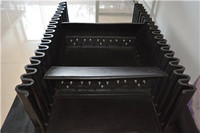 Corrugated/wave-shaped apron 4 ply rubber conveyor belting