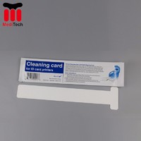 Factory Supply best quality printer supplies 191mm long magicard cleaning cards/kit M9006-409/R (includes 25 pieces cards)