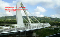 design for steel structure pedestrian bridge