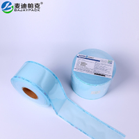 High quality free sample Transparent autoclave sterilization roll pouches