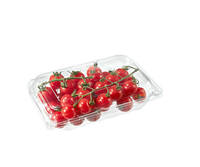 Custom Disposable Fruits Vegetable Transparent Disposable Pet Plastic Food Packaging Boxes
