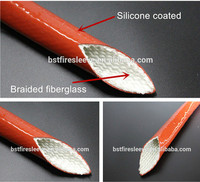 Silicone Coated Glass Fiber Fire Sleeve for heat resistant