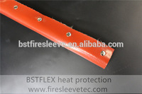Fiberglass silicone sleeve with Metal Snap Closure
