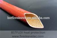 Silicone Fiberglass Fire Sleeve Industry Grade