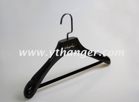 hot sale wooden hanger with bar for women suit