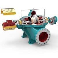 Electric Single Stage Double Suction Split Case Centrifugal Water Pump