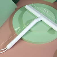 more images of Household Bathroom Water Rubber Plastic Floor Tool Hanging Wiper Custom Squeegee