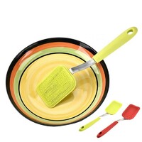 more images of New Design Kitchen Reusable Pot Cleaning Brush Long Handle Silicone Cleaning Brush