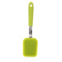 more images of New Design Kitchen Reusable Pot Cleaning Brush Long Handle Silicone Cleaning Brush