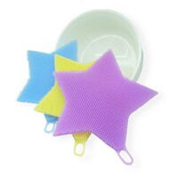 more images of High Quality Washing Kitchen Supply Cleaning Brush Silicone Dish Scrubber Silicone Sponge Set