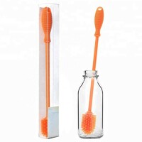more images of Best Selling Home Non Toxic Silicone Baby Bottle Cleaning Brush Soft Bottle Brush