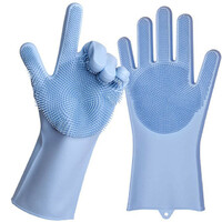 New Kitchen Non-toxic Non-Stick Magic Dishwashing Gloves Food Grade Silicone Cleaning Gloves