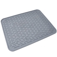 Amazon New Kitchen Waterproof Silicone Dish Drying Mat Dish Drainer Pad