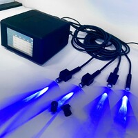 Custom specific highly efficient cool cure 365 Multi-Pole LED UV Curing System