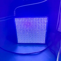 Air cooled customer specific UV LED panel curing system for large area curing