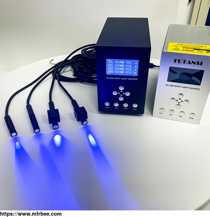 chargeable_touch_screen_control_365nm_395nm_405nm_uv_led_spot_light_with_four_curing_heads