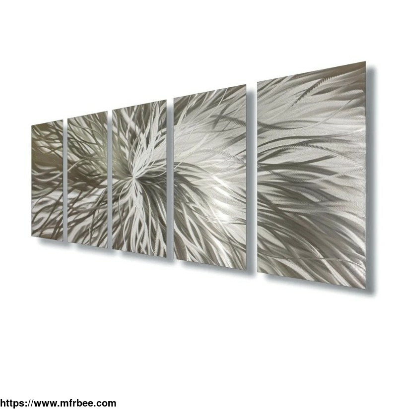 5_piece_large_metal_wall_art_modern_elements_metal_art