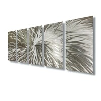 more images of 5 Piece Large Metal Wall Art | Modern Elements Metal Art