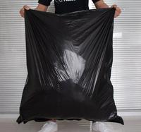 more images of China supplier Large size black plastic poly trash garbage bag