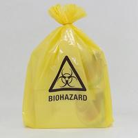 more images of hot sale custom Plastic Medical Trash Bin Liner Bags Biohazard Waste Garbage Bags manufacture