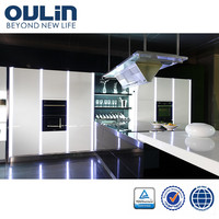 more images of Oulin European style modern kitchen cabinets design for sale