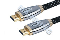 Metal Head And Nylon Mesh HDMI2.0 Cable Round