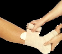 more images of High quality Medical Elastic Compression Bandage with high cotton content and ribbed surface.