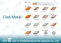 more images of Explosion rolling Titanium copper composite pipe Clad Metal Sheet