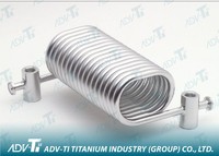 GR9 titanium seamless pipe Titanium Heat Exchanger Tube