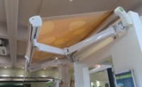 Open retractable awning electric awing with Acrylic