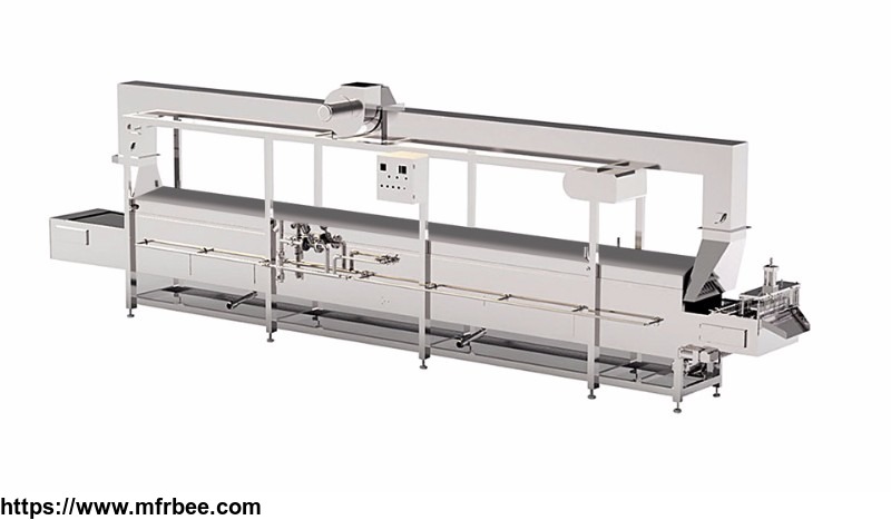 Factory direct best price continuous food grade steam line/cooking line