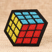 more images of Rubik's Cube Embroidered Patches