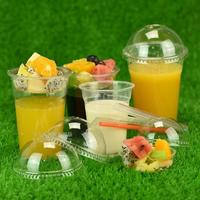more images of Custom Printed Clear Transparent PP Pet Plastic Cup Disposable with Lid