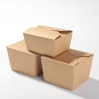 Box Kraft Wholesale Custom Brown Environmental Food Box In Kraft Paper