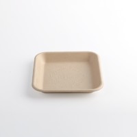 9 inch round disposable tableware sugarcane bagasse pulp paper party plate compostable 100% biodegradable plates