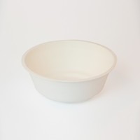 more images of disposable compostable bagasse bowl with pla lid