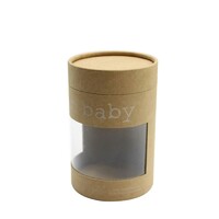 more images of Custom with Lid Food Grade Kraft Paper Empty Tube Packaging Box