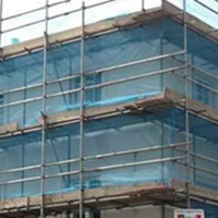 Debris netting is also called scaffold netting as using