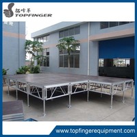 more images of High Quality 4x8 Deck Portable Podium Collapsible Drum Stage Riser
