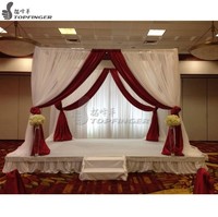 more images of TFR wedding backdrop telescopic drape support pipe and drape system