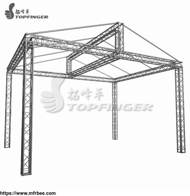 photo_booth_outdoor_display_exhibition_aluminum_frame_plastic_screw_smart_special_tent_small_stage_lighting_canopy_truss_system