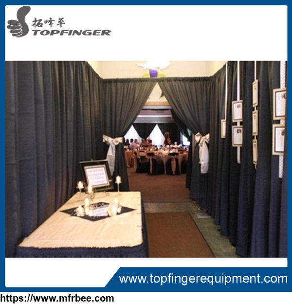 wedding_adjustable_backdrop_photo_exhibition_event_black_trade_show_booth_pipe_and_drape