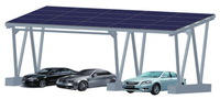 Solar Aluminum carport system for residential home or commercial use