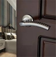 more images of Zinc Alloy Door Handle Surface Installation 50mm Electroplating