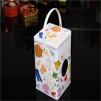 Best qualitity good price tin can with plastic handlebar