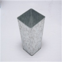 more images of galvanized iron special shape trash can food tin can