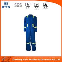 100% cotton fire resistant workwear coverall PPE for welding industry